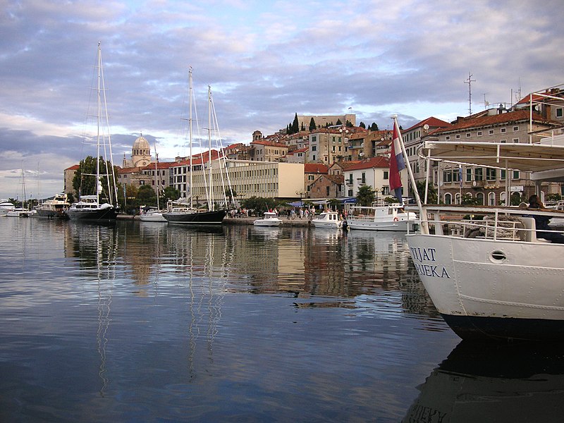 Šibenik (Sibenik), Croatia - Discover Croatia + Bosnia in 7 days all seasons tour from Zagreb to Dubrovnik. Monterrasol Travel small group minivan tour.