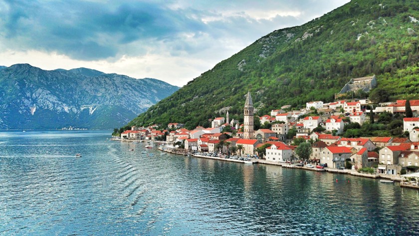 Perast, Montenegro - All seasons 2 days micro tour from Dubrovnik to visit Montenegro and Bosnia. Small group minivan tour by Monterrasol Travel.