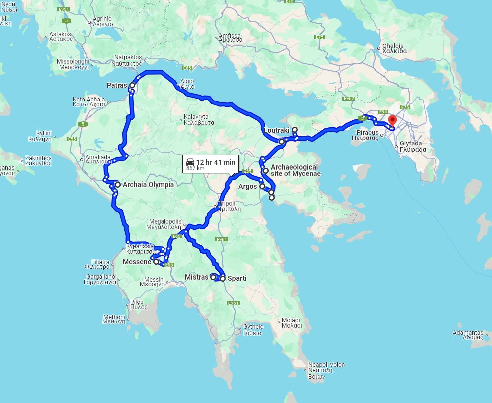 Discover Peloponnese from Athens: Corinth, Sparta, Olimpia, ancient ...